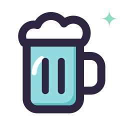 Beer icon, Lineal style