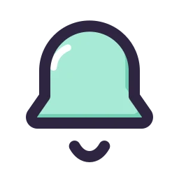Bell icon, Lineal style