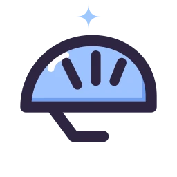 Bike helmet icon, Lineal style