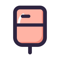 Blood bag icon, Lineal style
