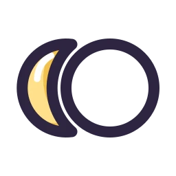 Boolean subtract icon, Lineal style