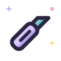 Box cutter icon, Lineal style