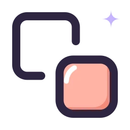 Bring to front icon, Lineal style