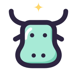 Buffalo icon, Lineal style