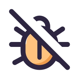 Bug off icon, Lineal style