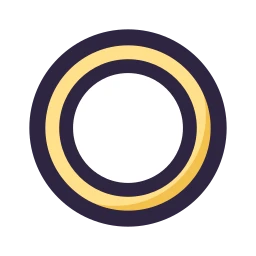 Button sew icon, Lineal style