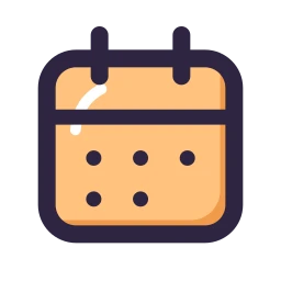 Calendar days icon, Lineal style