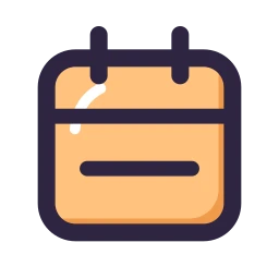 Calendar week icon, Lineal style