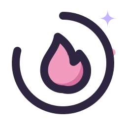 Calorie goal icon, Lineal style