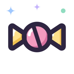 Candy icon, Lineal style