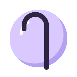 Cane icon, Lineal style