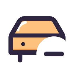 Car minus icon, Lineal style