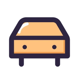 Car icon, Lineal style