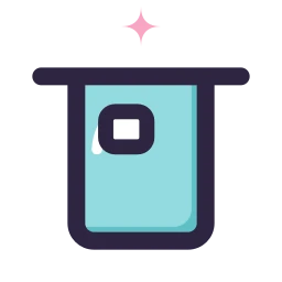Card insert icon, Lineal style