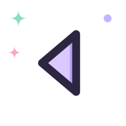 Caret left icon, Lineal style