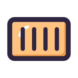 Cargo container icon, Lineal style