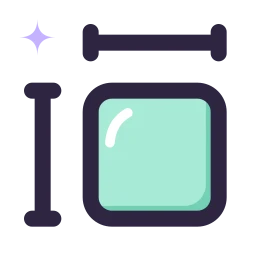Carpet area icon, Lineal style