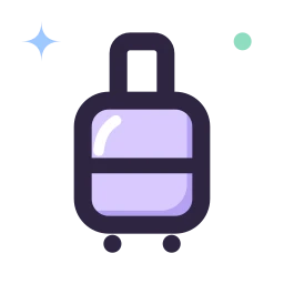 Carry on bag icon, Lineal style