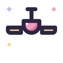 Ceiling fan icon, Lineal style