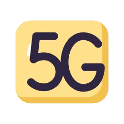 Cellular 5g icon, Lineal style