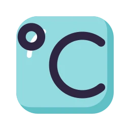 Celsius icon, Lineal style