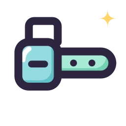 Chainsaw icon, Lineal style
