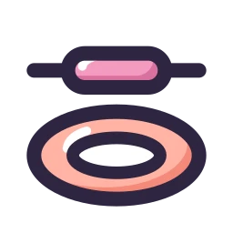 Chakla belan icon, Lineal style