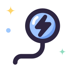 Charging cable icon, Lineal style
