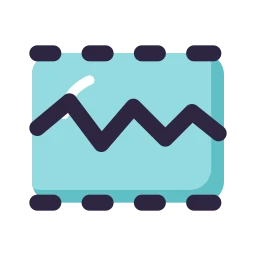 Chart control icon, Lineal style