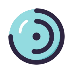 Chart radial bar icon, Lineal style