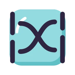Chart sankey icon, Lineal style
