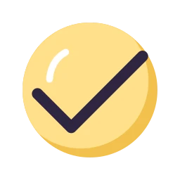Check icon, Lineal style