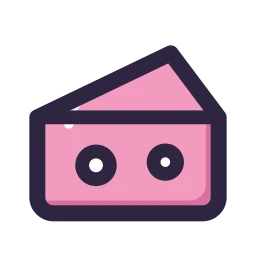 Cheese icon, Lineal style