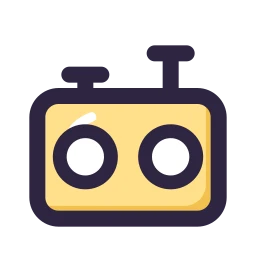 Chess clock icon, Lineal style