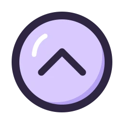 Chevron circle up icon, Lineal style