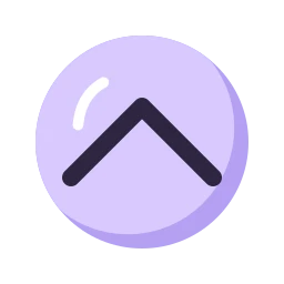 Chevron up icon, Lineal style