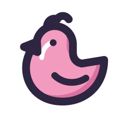 Chicken icon, Lineal style