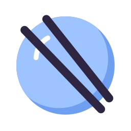 Chopsticks icon, Lineal style