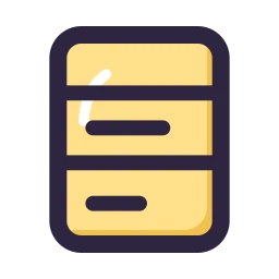 Class diagram icon, Lineal style