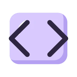 Code icon, Lineal style