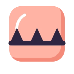 Cold front icon, Lineal style