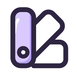 Color swatch icon, Lineal style