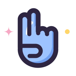 Count two icon, Lineal style