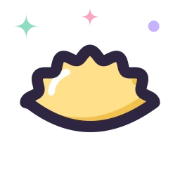 Dumpling icon, Lineal style