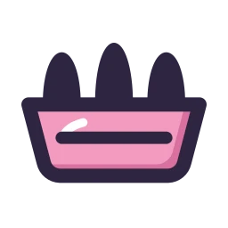 Egg tray icon, Lineal style