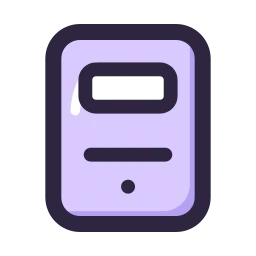 Electric meter icon, Lineal style