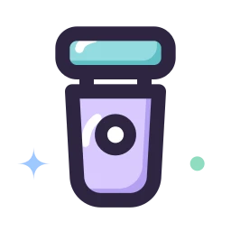 Electric shaver icon, Lineal style