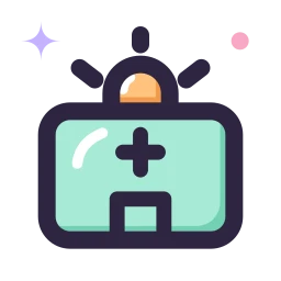 Emergency room icon, Lineal style