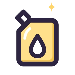Engine oil icon, Lineal style