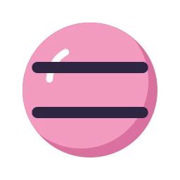Equals icon, Lineal style